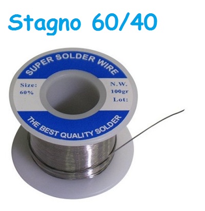 Rocchetto di Stagno 60/40 1mm 250gr